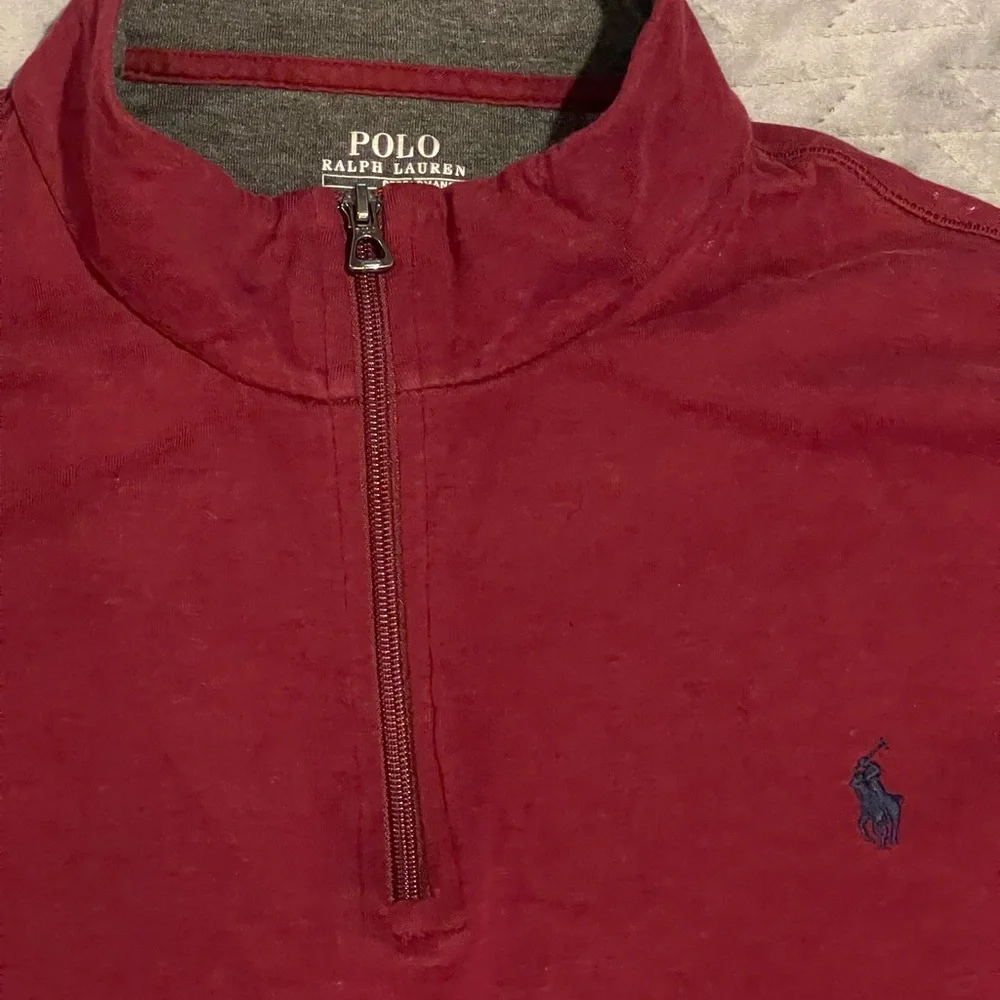 Polo Ralph Lauren l/s‎ performance 1/4 zip sweater mens XXL EUC